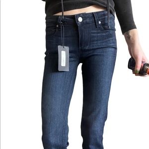 Paige Denim Manhattan Boot Georgie.Mid-rise slim boot.